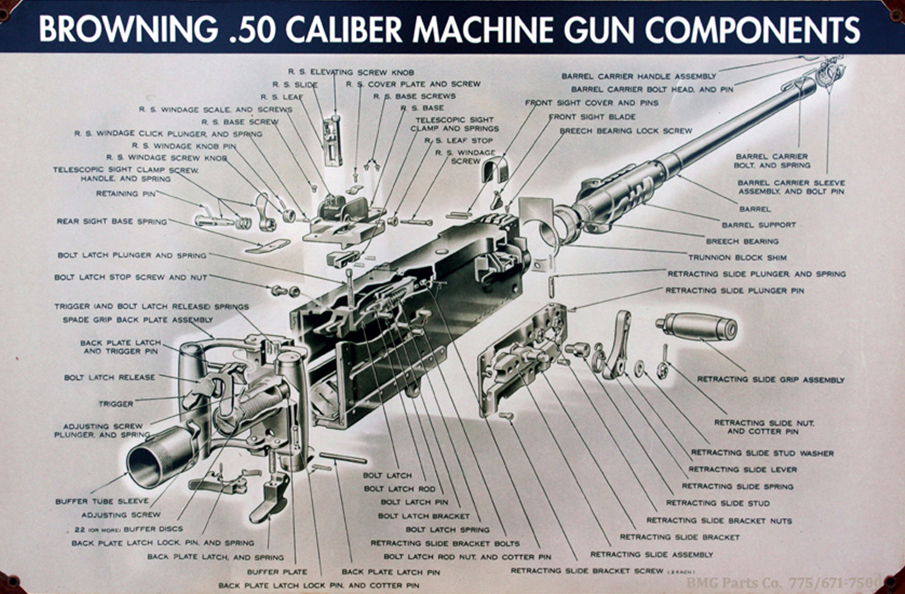 m2 machine gun trigger