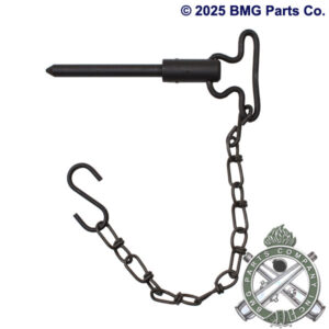 Pin and Chain Set, D38579 Cradle.  Includes a 9/16" pin for the M1917, M1919, M37, ANM2, M2HB and a Pin and Spacer for the M1918 BAR Rifle.  Chain Set included.  New, MIL-SPEC.