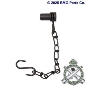 Pin and Chain Set, D38579 Cradle.  Includes a 9/16" pin for the M1917, M1919, M37, ANM2, M2HB and a Pin and Spacer for the M1918 BAR Rifle.  Chain Set included.  New, MIL-SPEC.