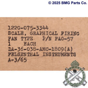 Graphical Firing Scale, with Case.