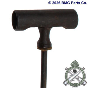 MG13 Cleaning Rod, Black, with Brush.